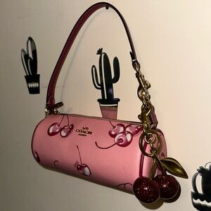 Coach cherry barrel bag